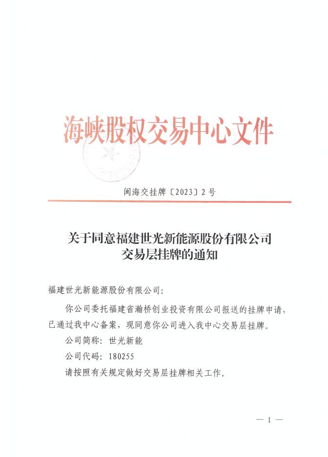 Поздравляем с успешным листингом SIGOLED в Haixia Equity Exchange Center